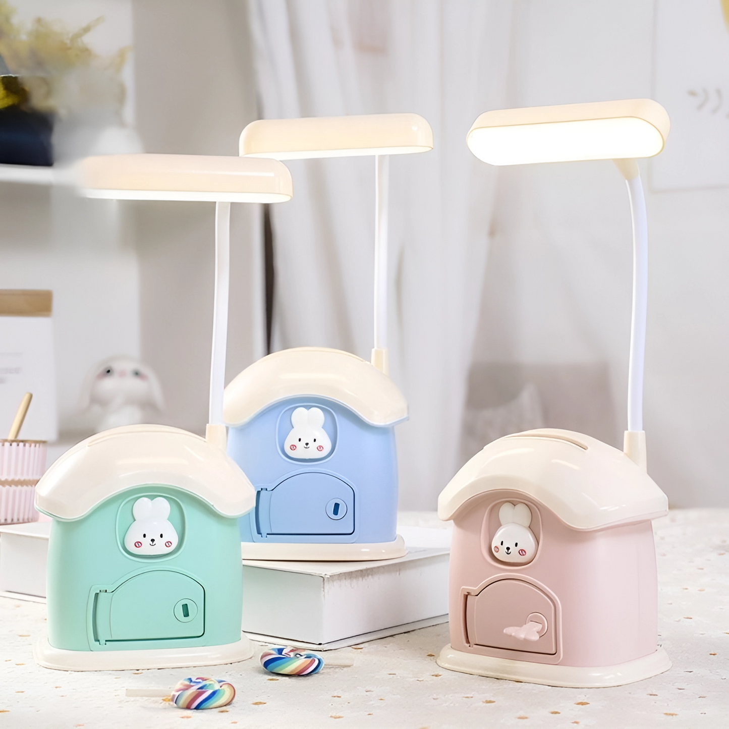 Multipurpose Piggy Bank cum Desk Lamp - Tinyminymo