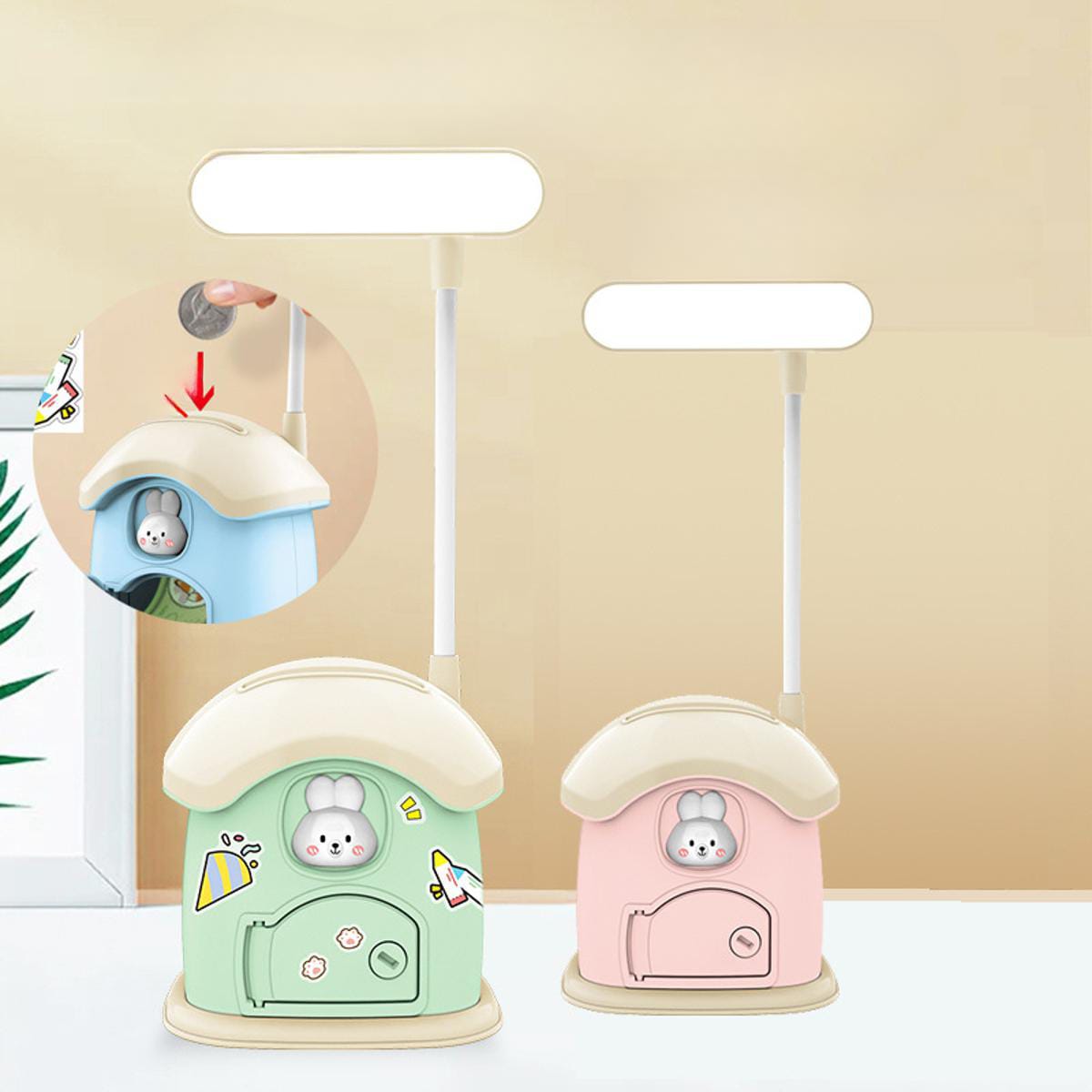 Multipurpose Piggy Bank cum Desk Lamp - Tinyminymo