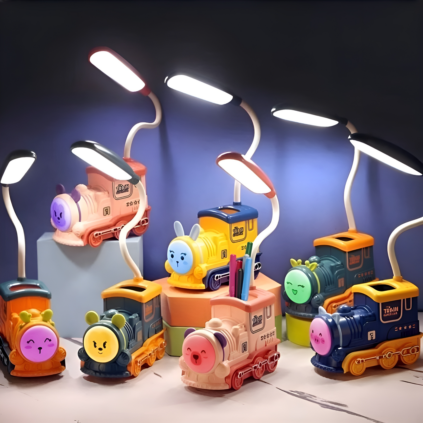 Multipurpose Train LED Desk Lamp - Tinyminymo