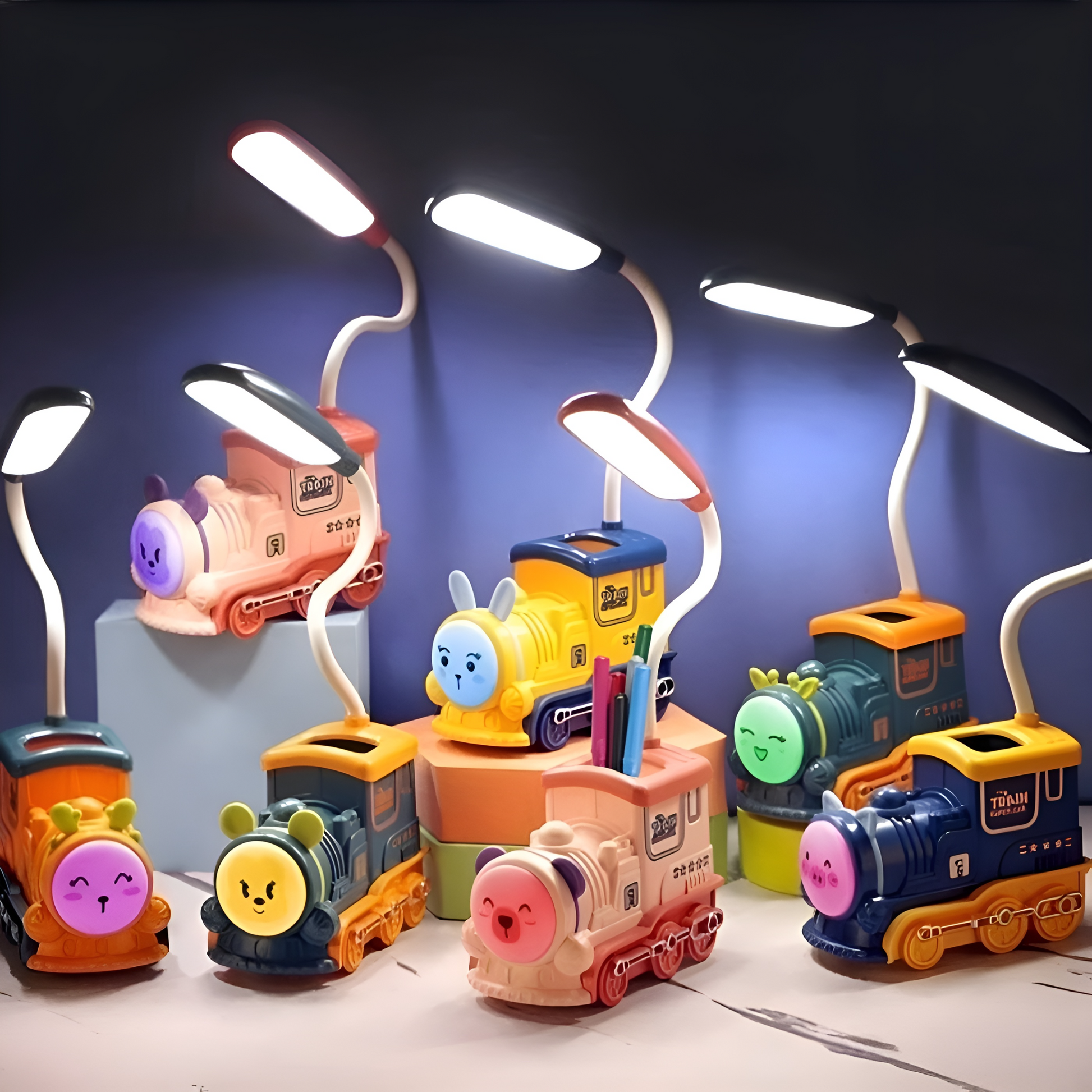 Multipurpose Train LED Desk Lamp - Tinyminymo