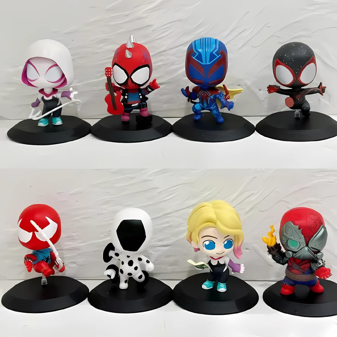 Collection of Multiverse Spiderman Action Figure - Tinyminymo