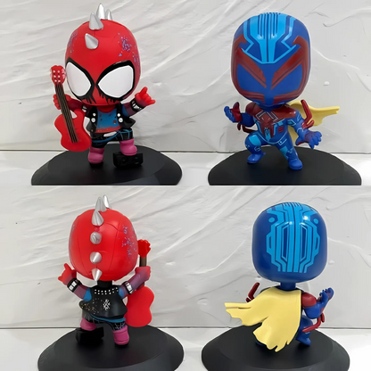 Two Multiverse Spiderman Action Figure from Front and Back - Tinyminymo