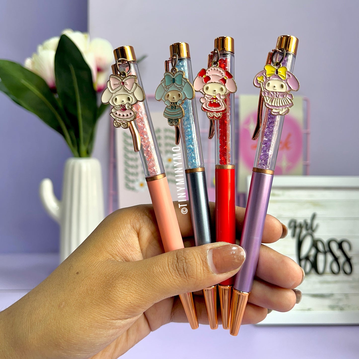 My Melody Crystal Pen - Tinyminymo