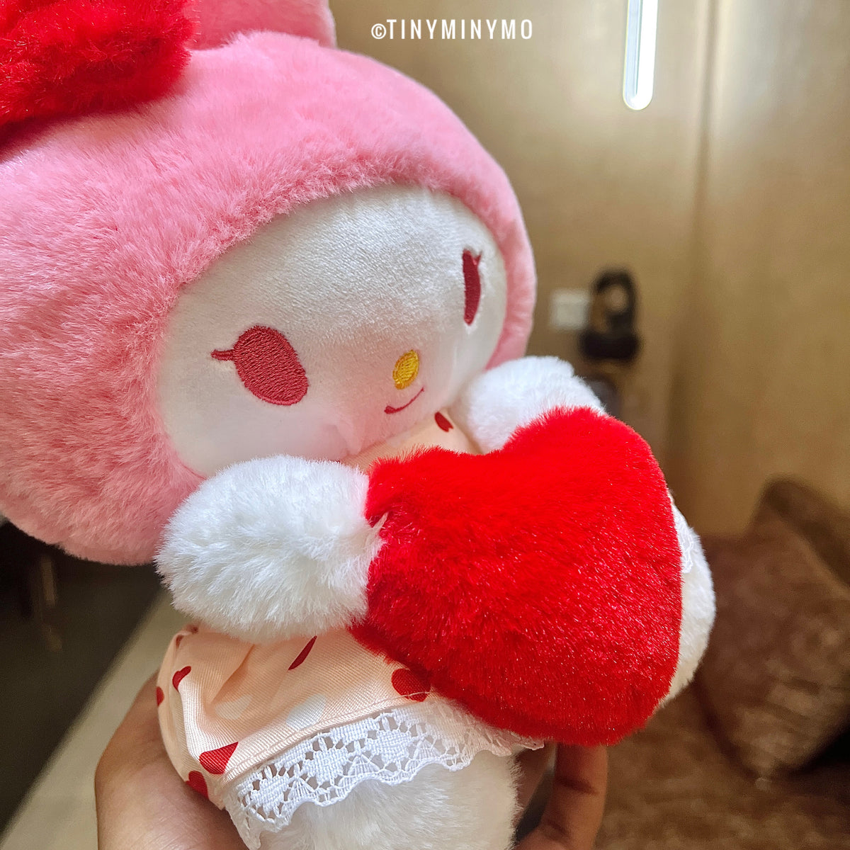My Melody with Heart Soft Toy - Tinyminymo