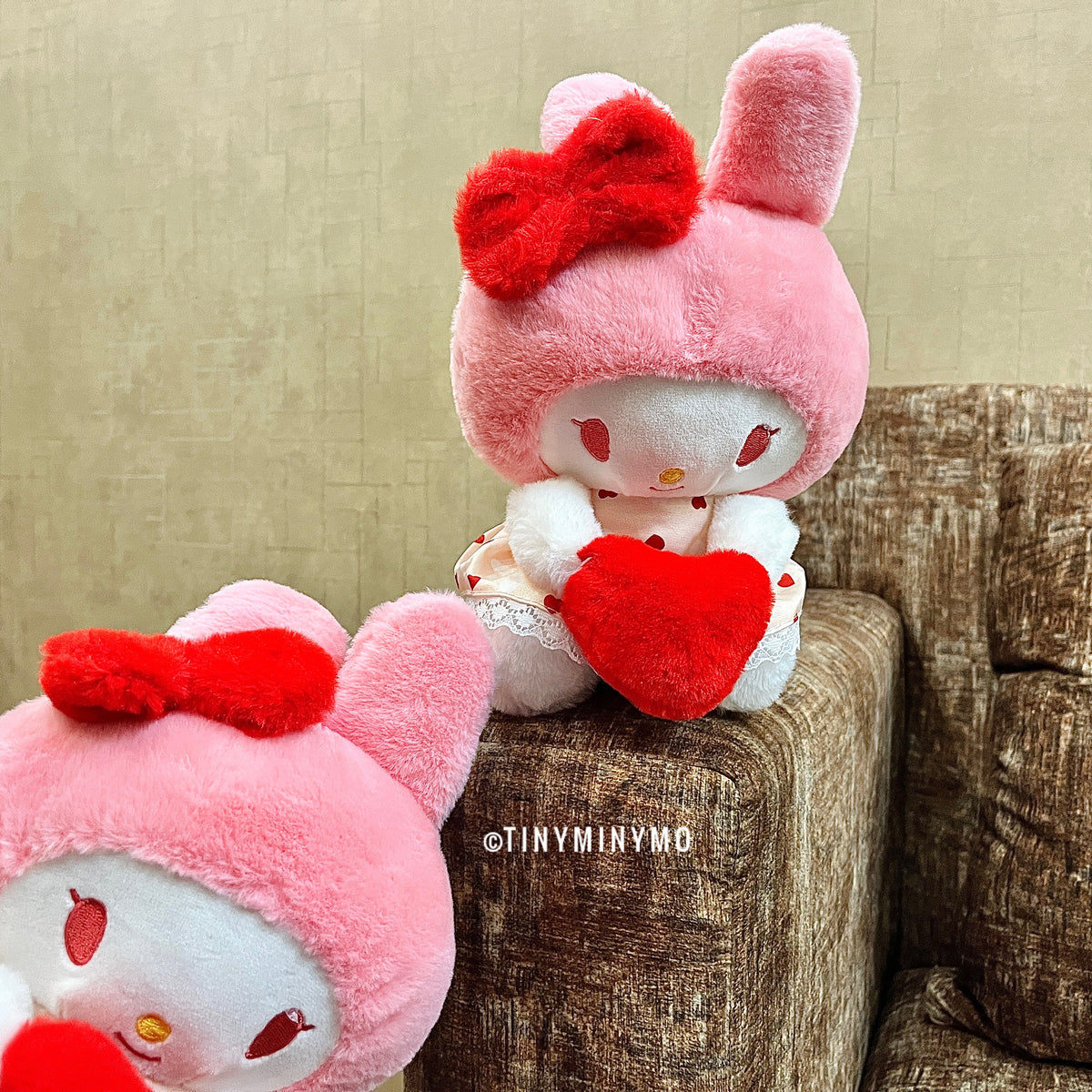 My Melody with Heart Soft Toy - Tinyminymo