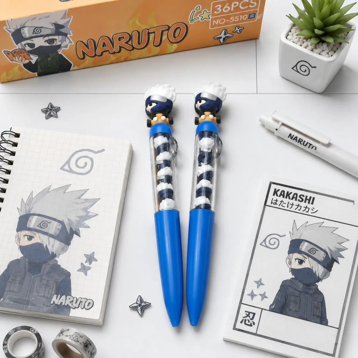 Two Kakashi Character Pens - Tinyminymo 