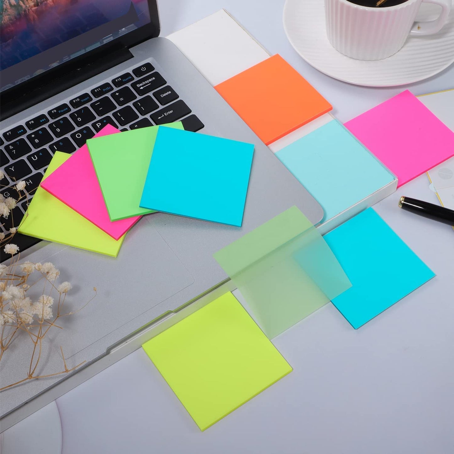 Neon Transparent Sticky Notes - Tinyminymo