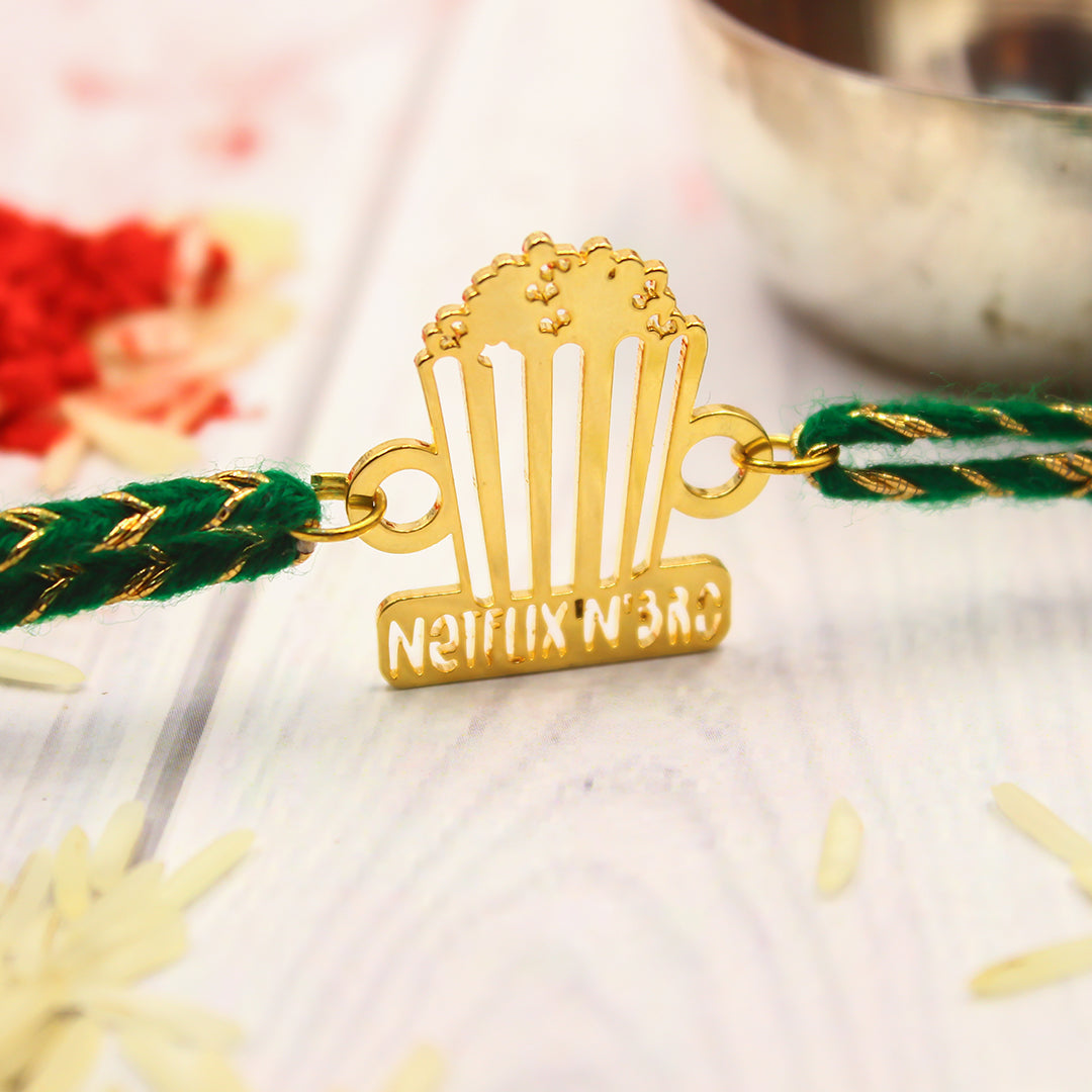 Netflix N Bro Metal Rakhi - Tinyminymo