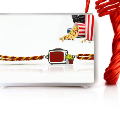 Netflix & Chill Metal Rakhi - Tinyminymo