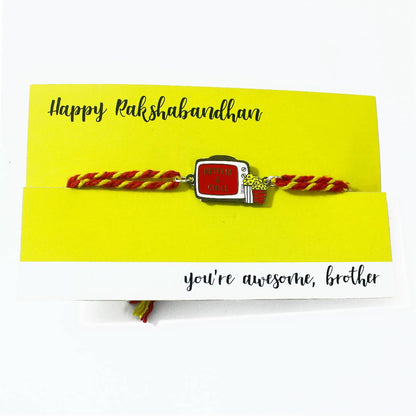 Netflix & Chill Metal Rakhi - Tinyminymo