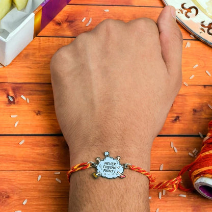 Never Ending Fight Metal Rakhi - Tinyminymo
