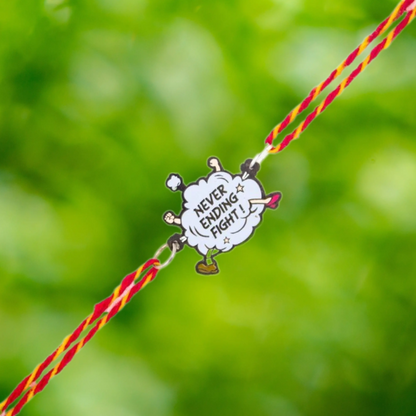 Never Ending Fight Metal Rakhi - Tinyminymo