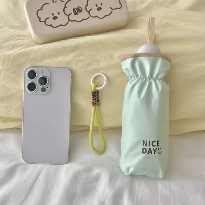 Green Nice Day Pocket Umbrella - Tinyminymo