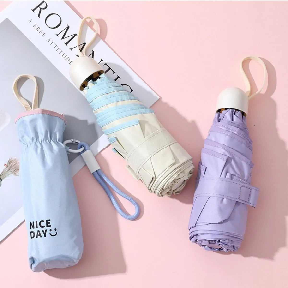 Three Nice Day Pocket Umbrella - Tinyminymo
