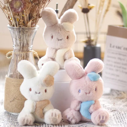 Night Bunny Plush Keychain - Tinyminymo