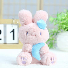 Load image into Gallery viewer, Night Bunny Plush Keychain - Tinyminymo
