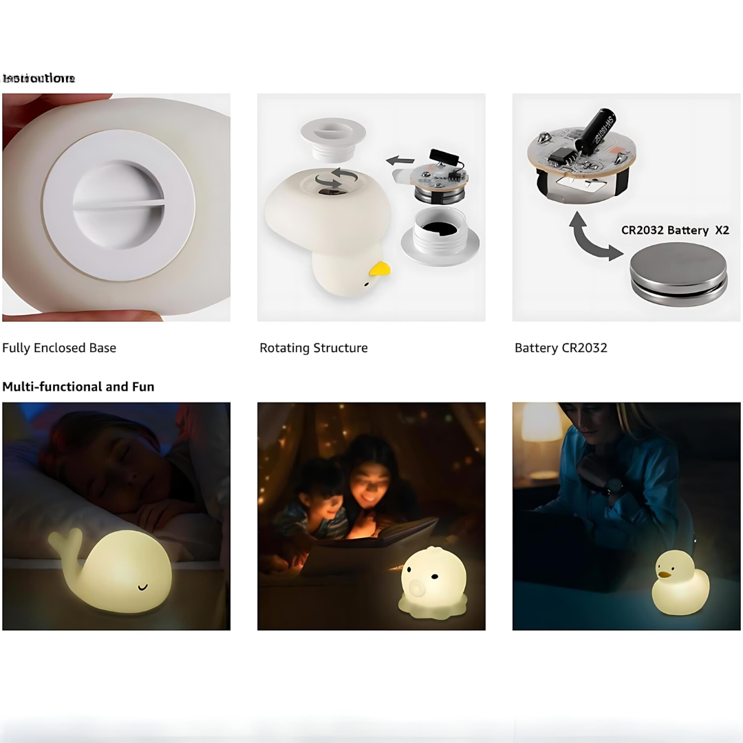 Ocean Series Mini Silicone Night Light -  Tinyminymo