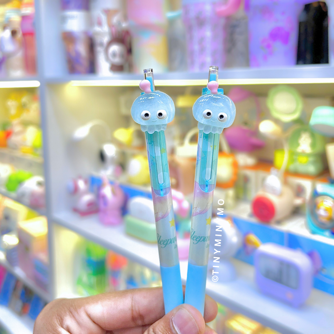 Jelly Fish Design of Ocean World Gel Pen in Front of Store Shelf - Tinyminymo