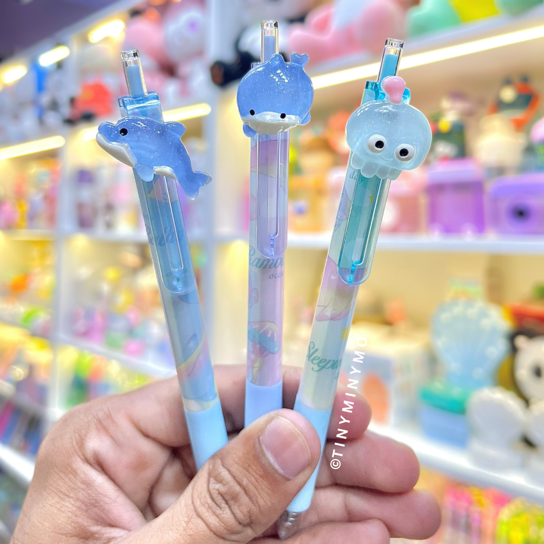 Three Variants of Ocean World Gel Pen - Tinyminymo