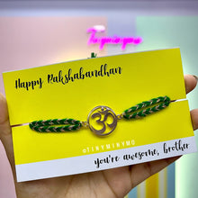 Load image into Gallery viewer, Om Metal Rakhi - Tinyminymo
