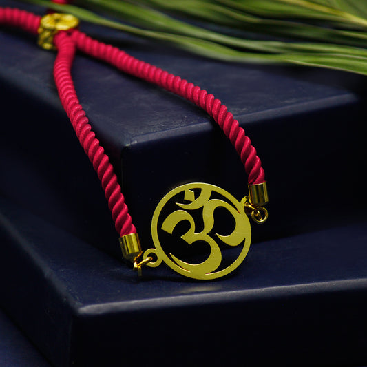 Om Metal Rakhi for Sister - Tinyminymo 