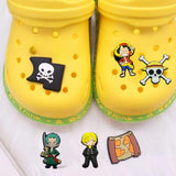 One Piece Crocs Decoration -  Set of 2