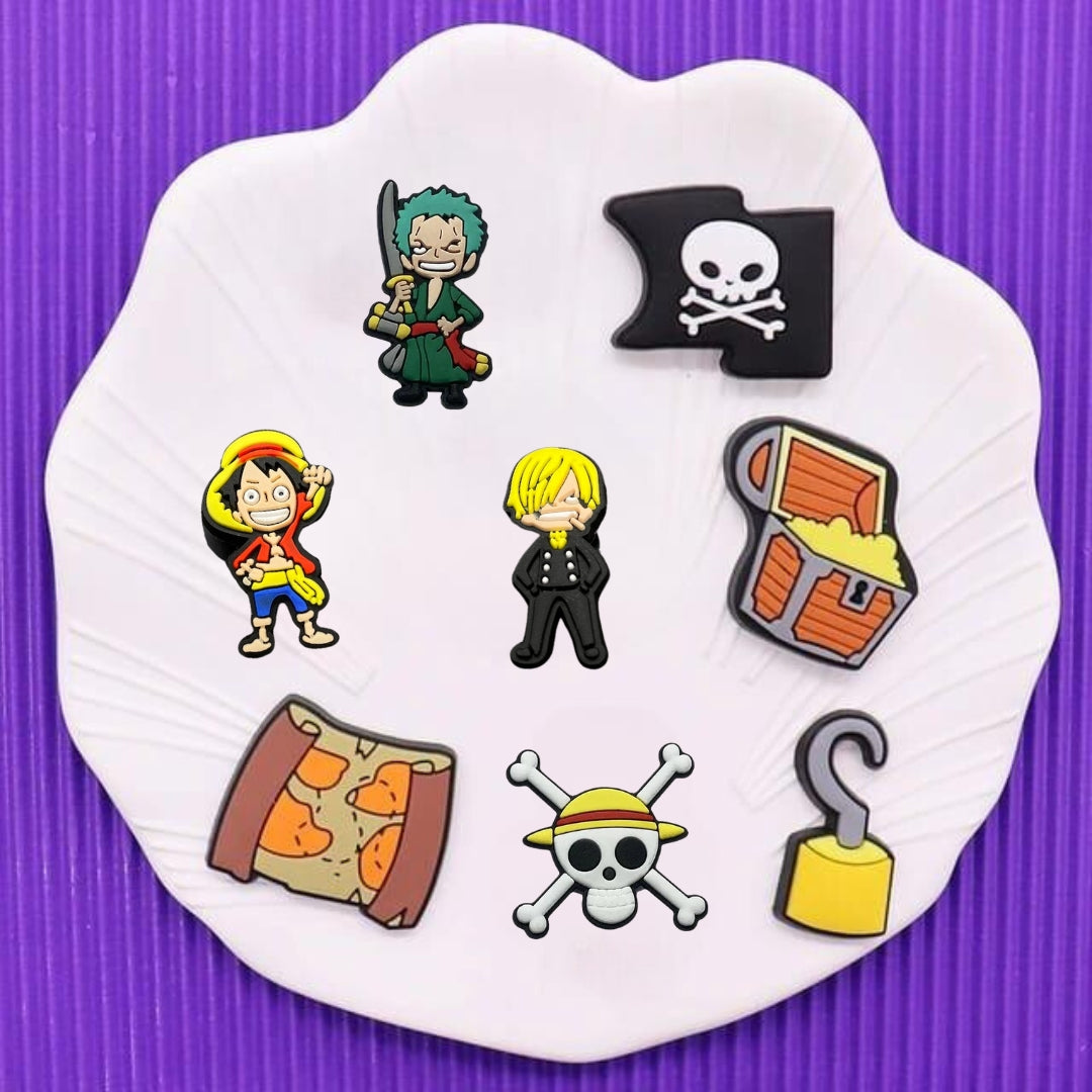 One Piece Crocs Decoration -  Set of 2 - Tinyminymo