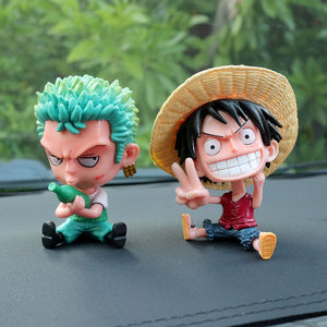 Luffy and Zoro Sitting Figure - TInyminymo