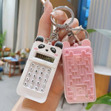 Panda Calculator Keychain