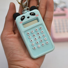 Load image into Gallery viewer, Panda Calculator Keychain - Tinyminymo

