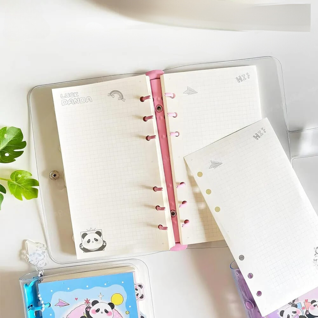 Panda Kawaii Spiral Planner - Tinyminymo