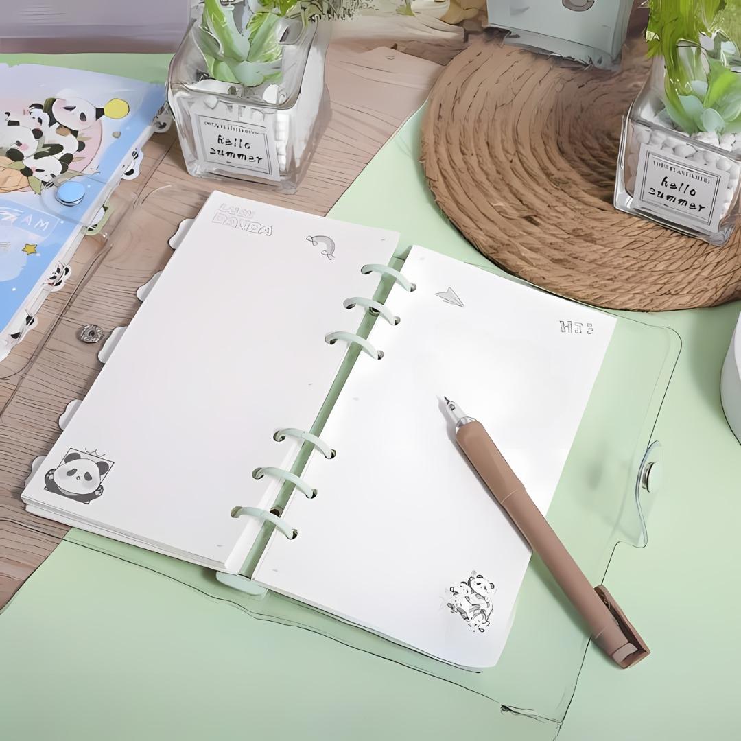 Panda Kawaii Spiral Planner - Tinyminymo