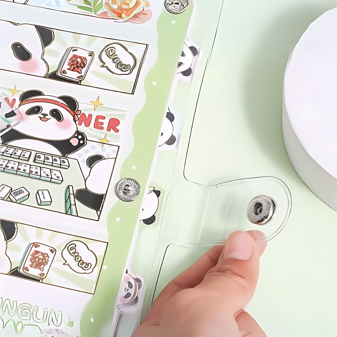 Panda Kawaii Spiral Planner - Tinyminymo