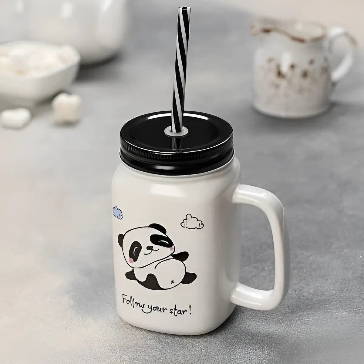 Panda Mason Sipper - Tinyminymo