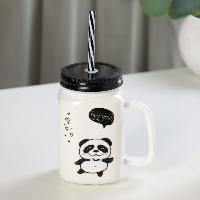 Panda Mason Sipper - Tinyminymo