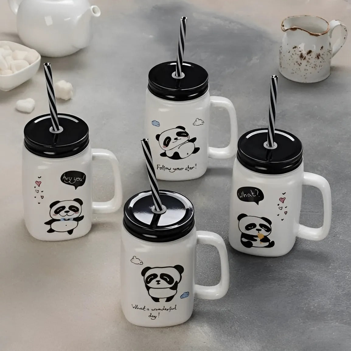 Panda Mason Sipper - Tinyminymo