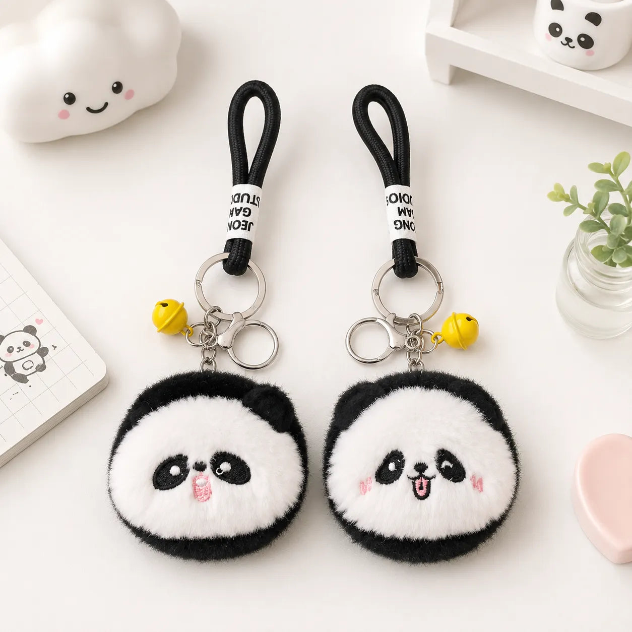 Cute Expression of Panda Pocket Mirror - Tinyminymo