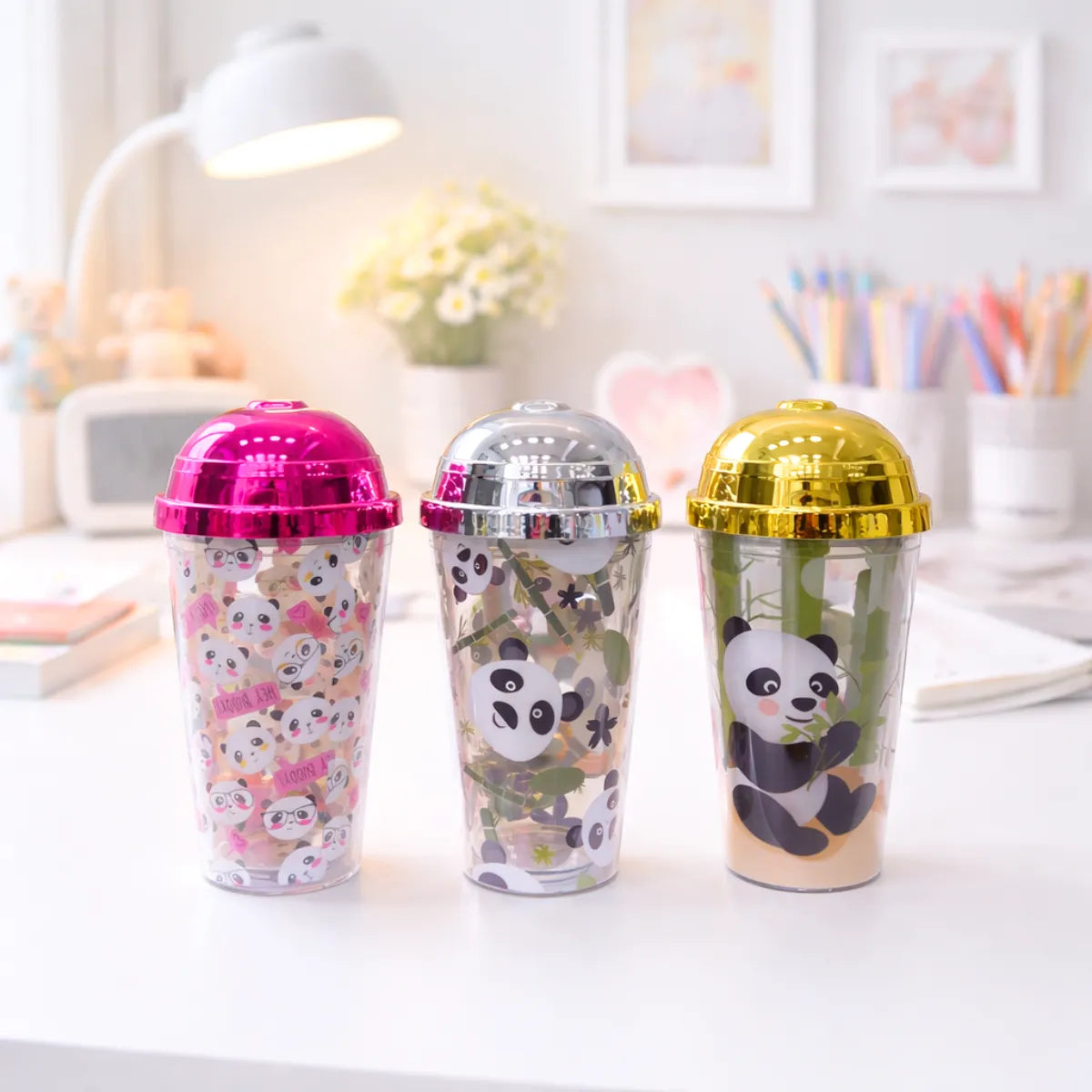 Three Designs of Panda Sippers - Tinyminymo