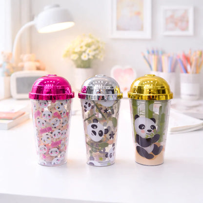 Three Designs of Panda Sippers - Tinyminymo