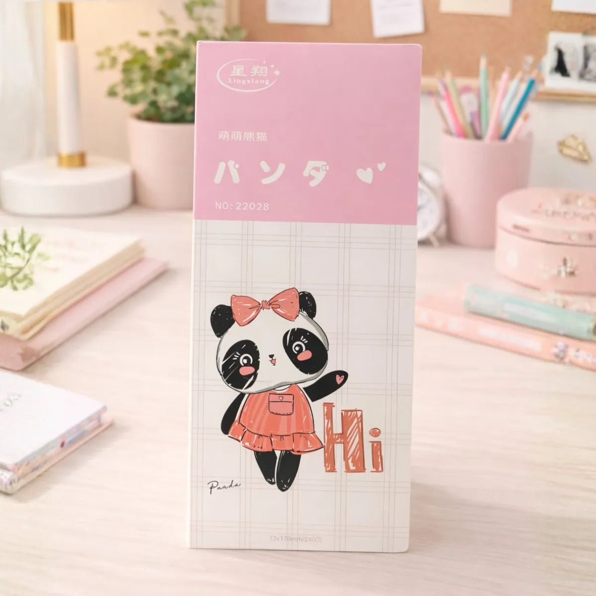 Pink Color Panda Stickies - Tinyminymo