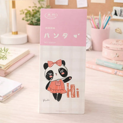 Pink Color Panda Stickies - Tinyminymo