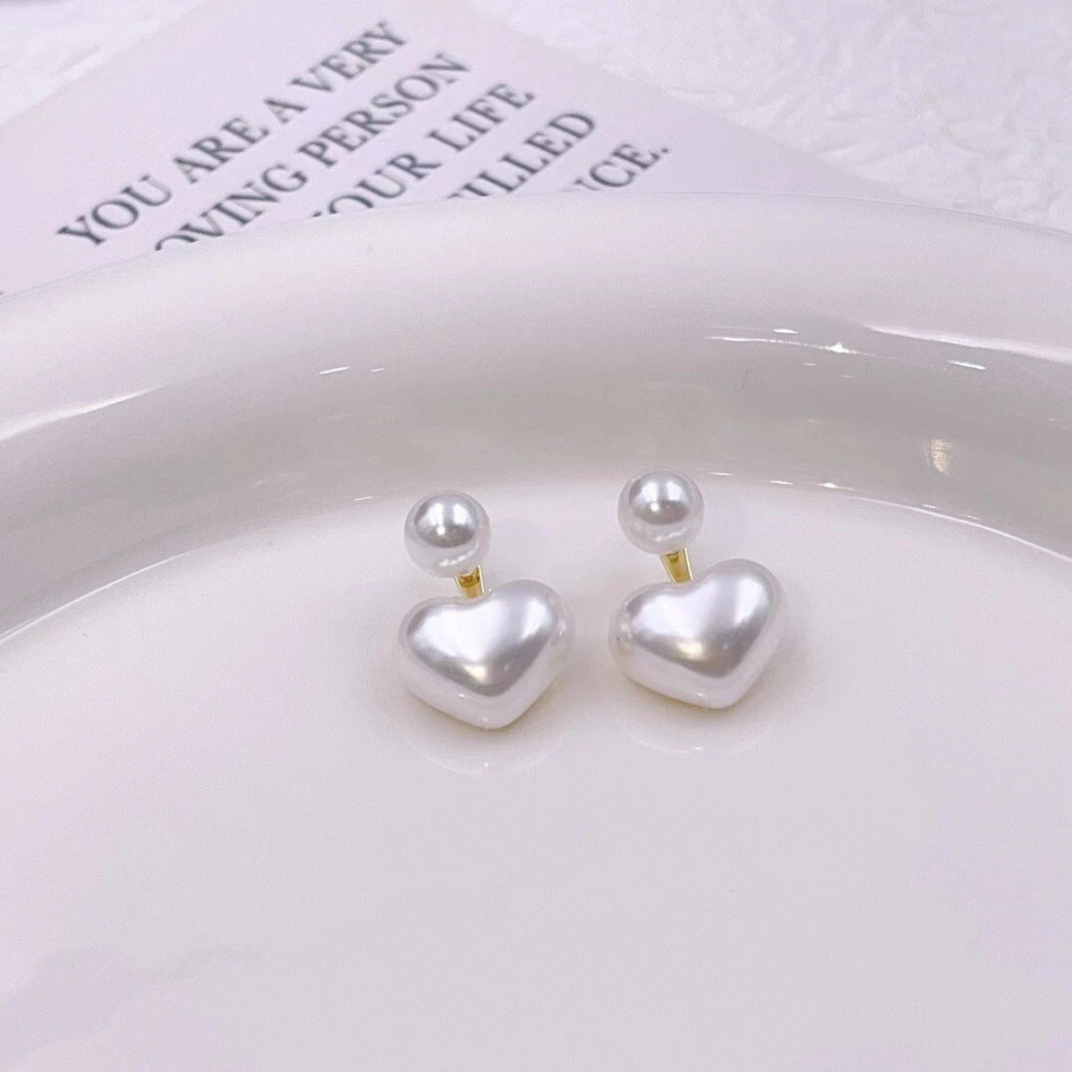White Pearl Earrings - Tinyminymo