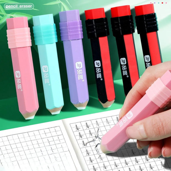 Pencil Shaped Eraser Set