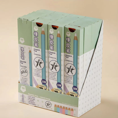 Display Box of Pencil Shaped Erasers - Tinyminymo