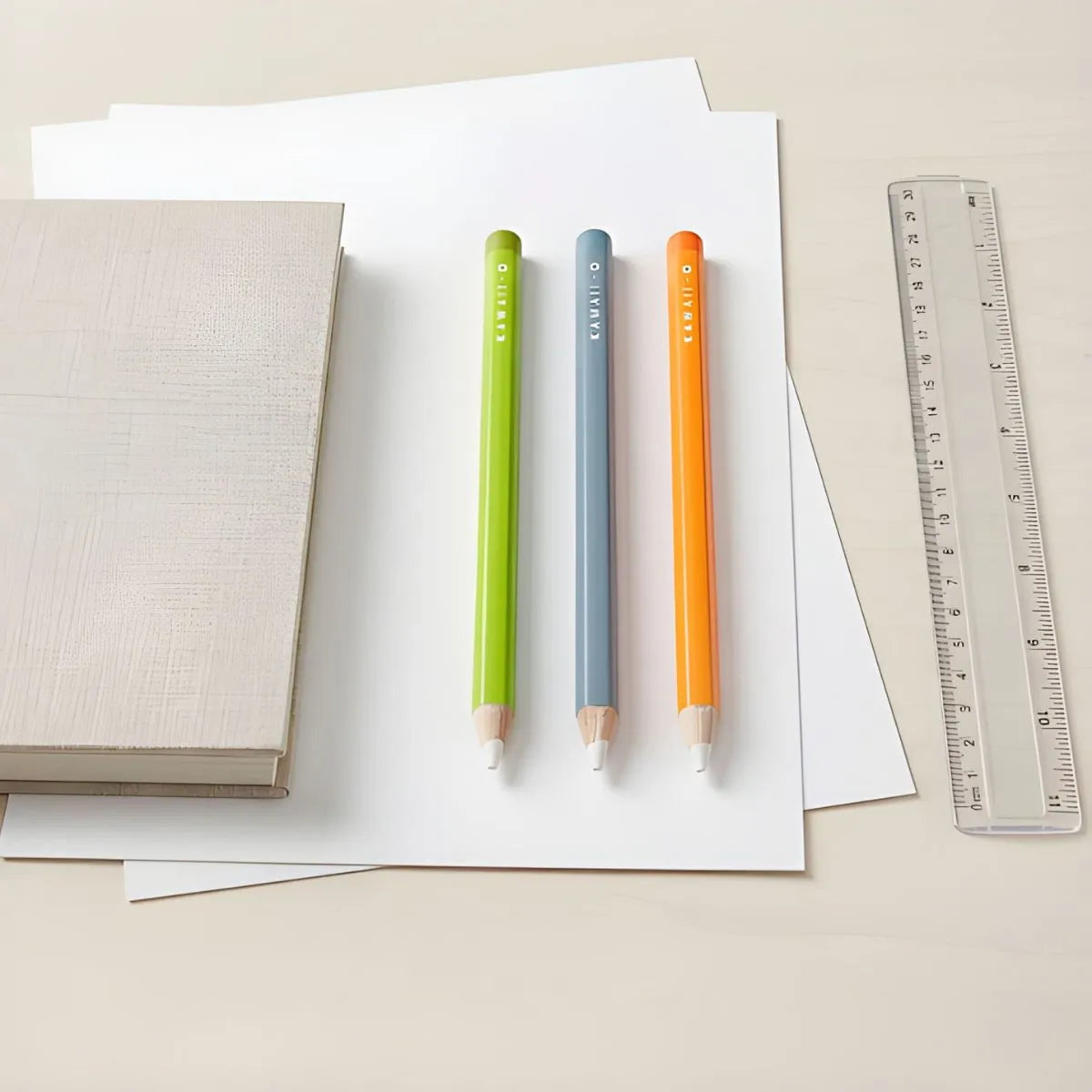Three Colorful Erasers - Tinyminymo