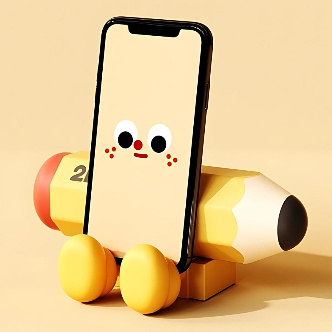 Pencil Shaped Night Light with Phone Stand - Tinyminymo