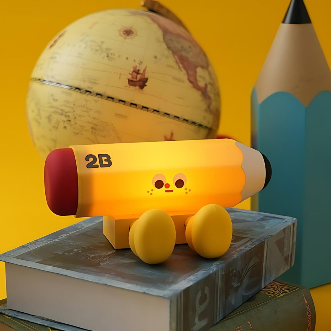 Pencil Shaped Night Light with Phone Stand - Tinyminymo
