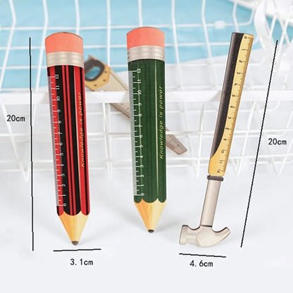 Pencil Shaped Wooden Ruler - Tinyminymo