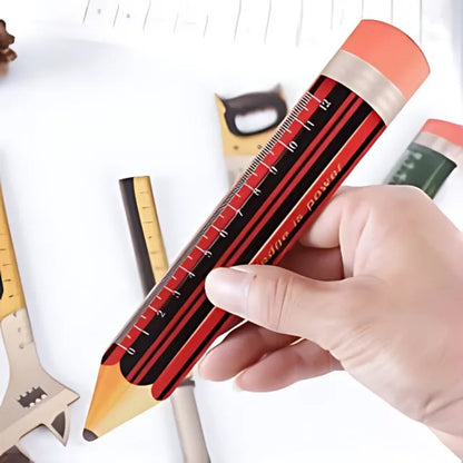Pencil Shaped Wooden Ruler - Tinyminymo