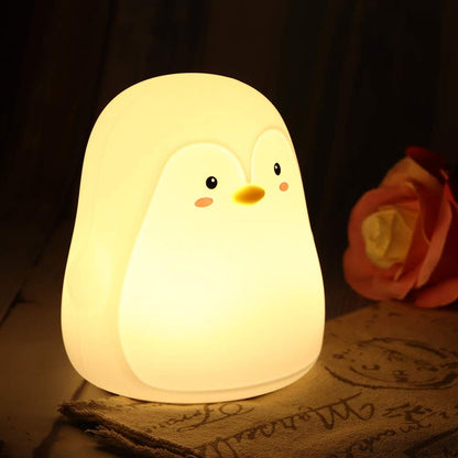 Penguin Silicone Night Light -Tinyminymo